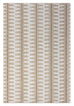 Krystal Brown and Ivory Geometric Flatweave Indoor Outdoor Rug