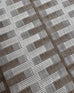 Krystal Brown and Ivory Geometric Flatweave Indoor Outdoor Rug