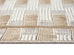 Krystal Brown and Ivory Geometric Flatweave Indoor Outdoor Rug