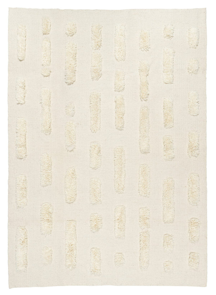 Lauren Cream Tufted Wool Rug *NO RETURNS UNLESS FAULTY