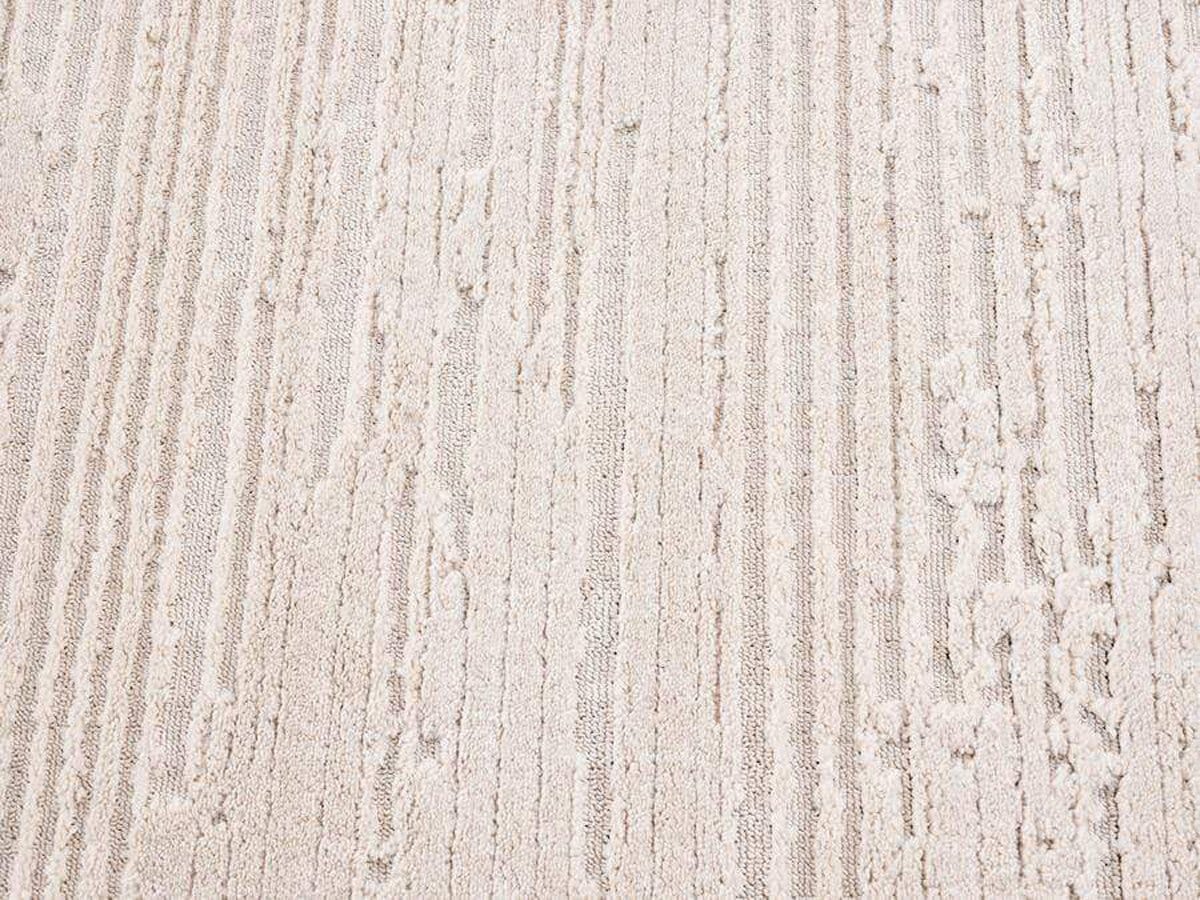 Leilani Ivory Cream Textured Round Rug