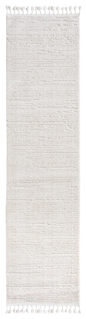 Leilani Ivory Cream Textured Runner Rug