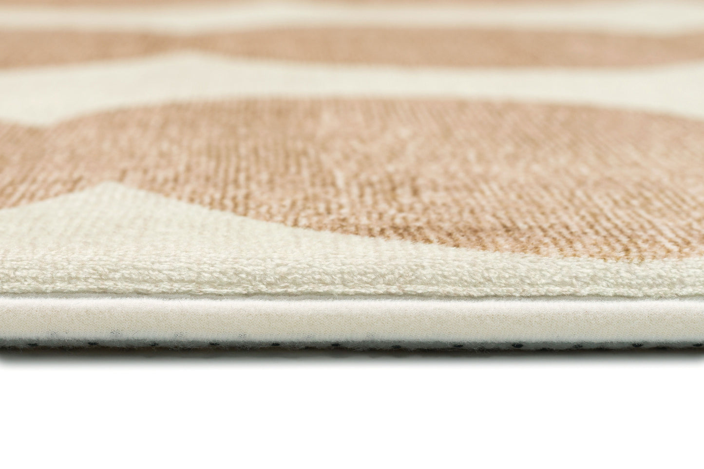 Lexa Beige and Light Beige Abstract Rollie Pollie Playmat