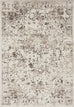 Liliana Cream And Brown Traditional Distressed Floral Rug