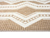 Lora Brown and Ivory Tribal Flatweave Indoor Outdoor Rug