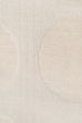 Lucy Beige Cream Half-Moon Pattern Rug