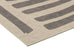 Marzon Beige and Brown Botanical Washable Rug