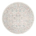 Melrose Cream and Pink Traditional Round Rug