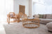 Montana Grey and Ivory Distressed Floral Rug