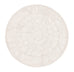 Nadja Ivory Cream Abstract Textured Round Rug