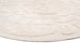 Nadja Ivory Cream Abstract Textured Round Rug