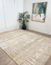Nahba Ivory And Cream Textured Tribal Rug *NO RETURNS UNLESS FAULTY