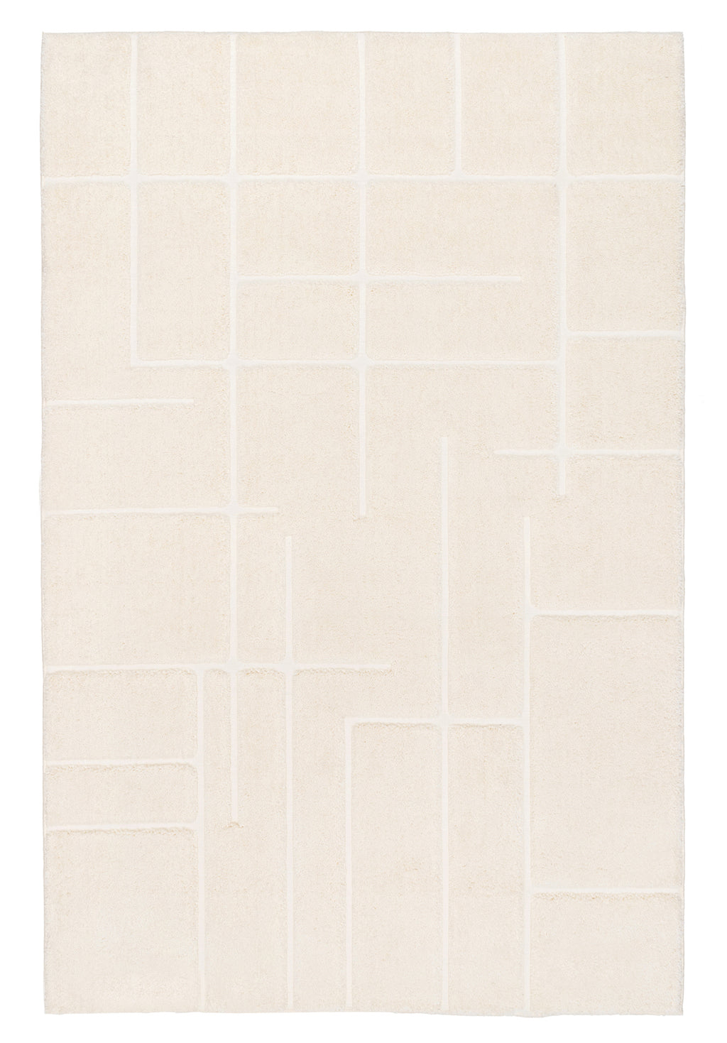 Nalu Ivory Geometric Rug