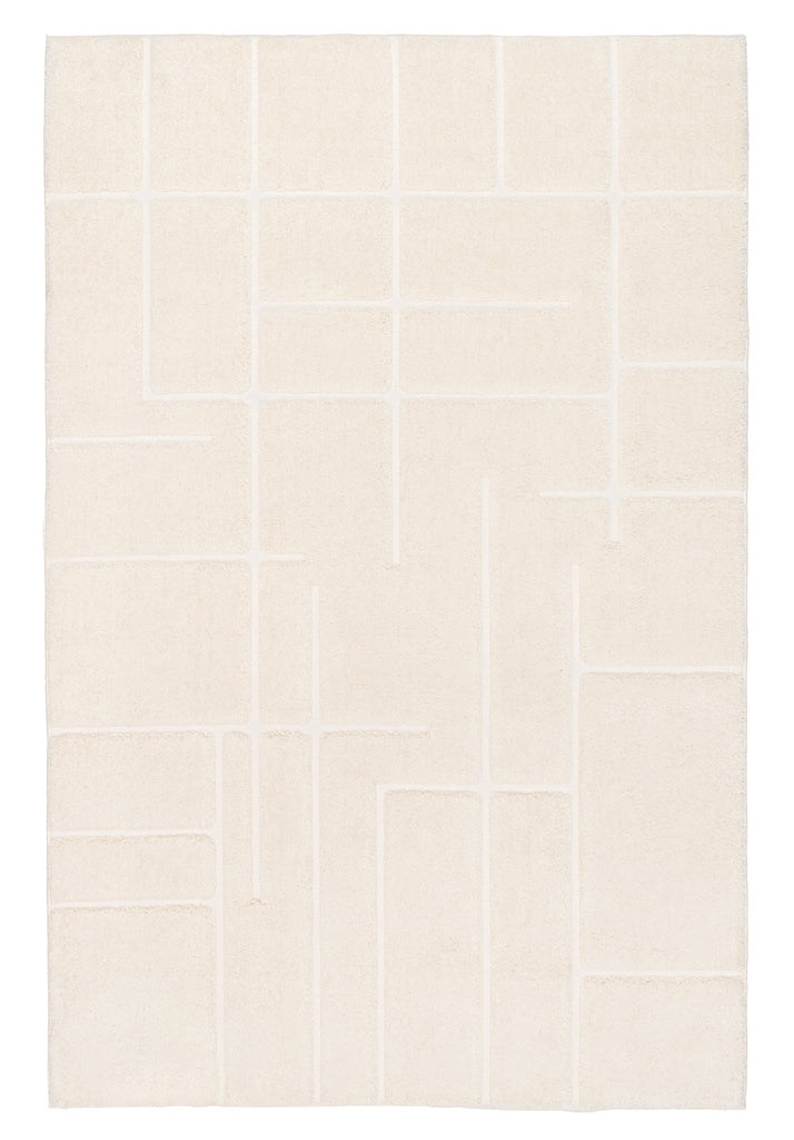 Nalu Ivory Geometric Rug