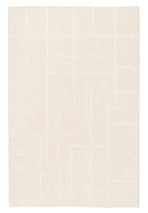 Nalu Ivory Geometric Rug