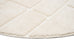 Nalu Ivory Geometric Round Rug