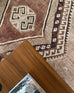 Necha Beige and Brown Tribal Washable Rug