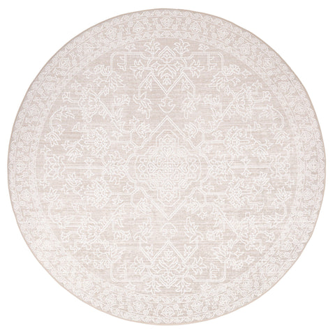 Neci Neutral Cream Plush Rollie Pollie Round Playmat