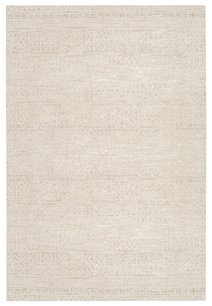 Neewa Beige and Ivory Tribal Transitional Rug