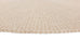 Nessa Beige Crochet Indoor Outdoor Round Rug
