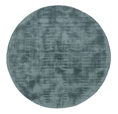 Nico Turquoise Handwoven Round Rug