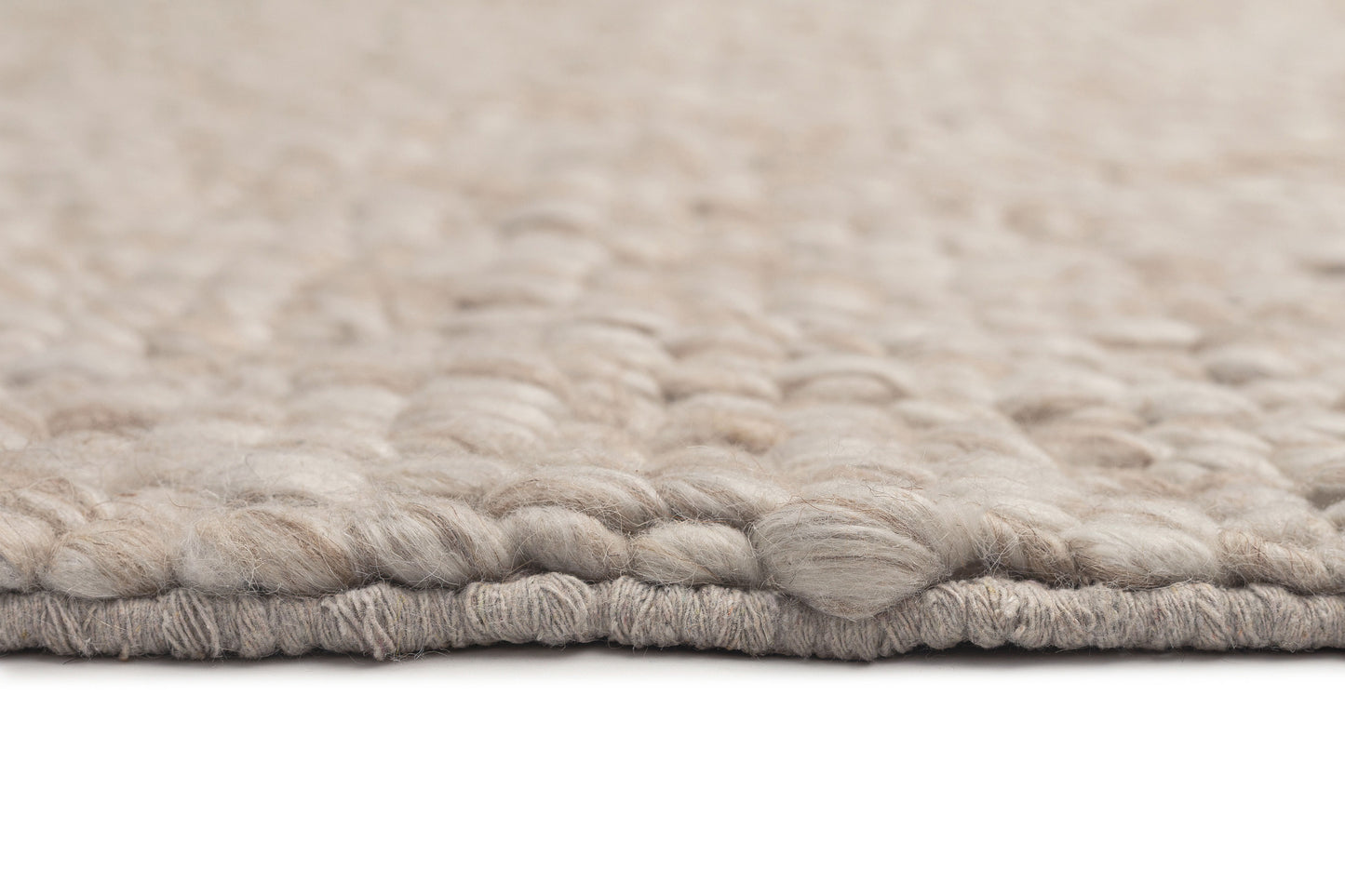 Patrice Natural Taupe Pebble Loop Rug