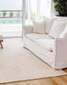 Pella Cream and Grey Textured Flatweave Rug