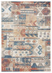 Pippa Orange And Blue Multi Colour Tribal Rug