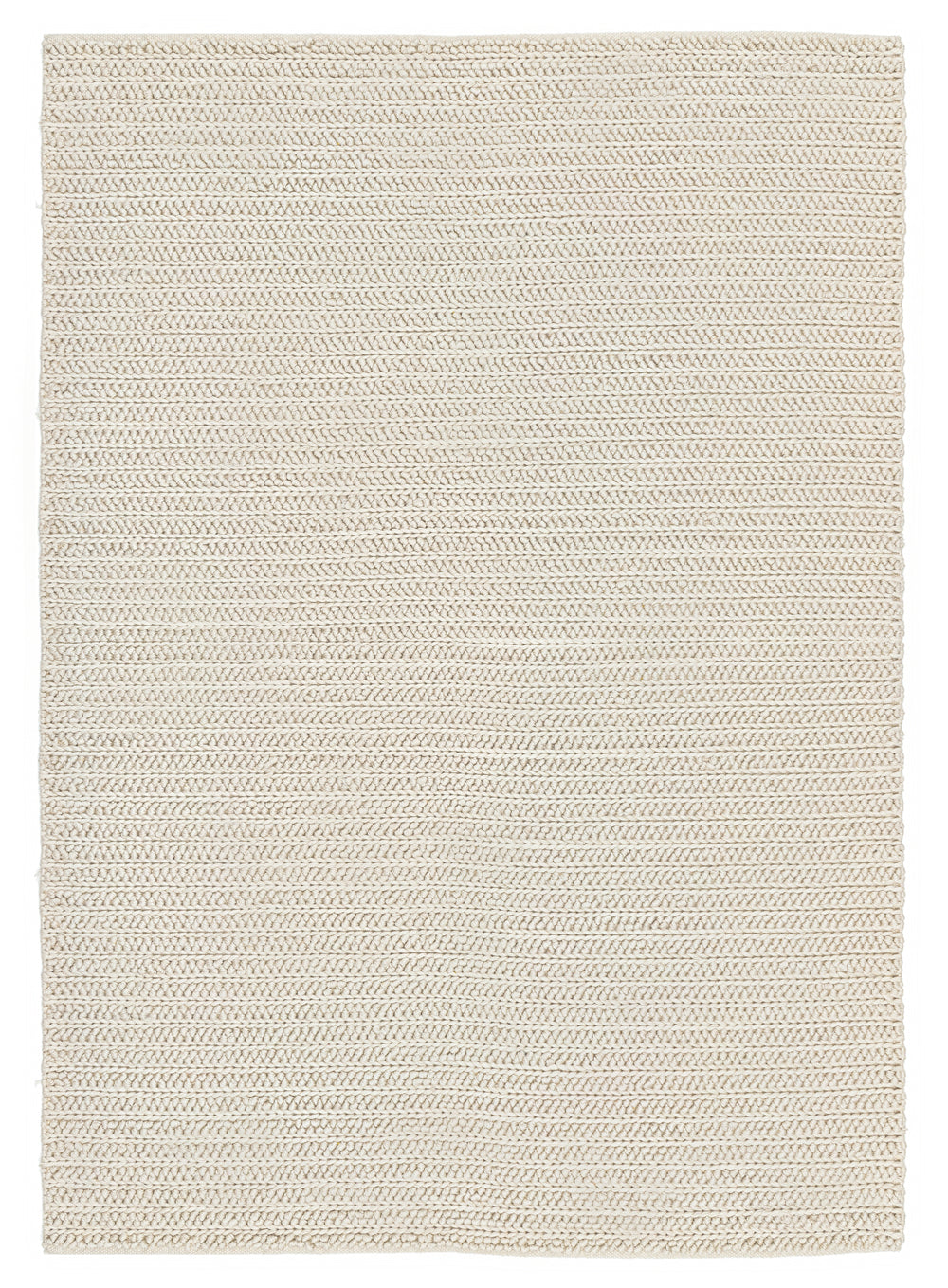 Rafiella Ivory Braided Indoor Outdoor Rug