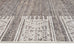 Raia Charcoal and Grey Tribal Distressed Washable Rug