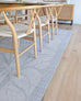 Rana Blue Botanical Washable Rug