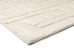 Rolini Ivory Abstract Textured Wool Rug