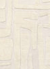 Rolini Ivory Abstract Textured Wool Rug