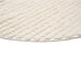 Senna Ivory Striped Round Rug