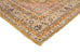 Sissa Mustard and Peach Floral Distressed Rug