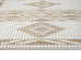 Sitaah Brown and Ivory Tribal Flatweave Indoor Outdoor Rug