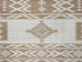 Sitaah Brown and Ivory Tribal Flatweave Indoor Outdoor Rug