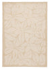 Talari Warm Yellow Botanical Washable Rug