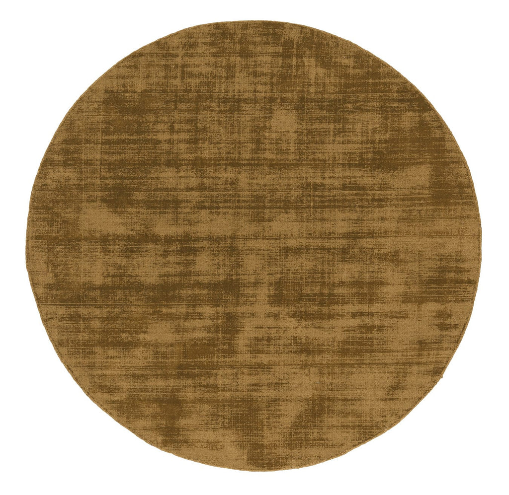 Tatum Caramel Handwoven Round Rug