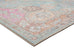 Tavi Blue and Pink Multi-Colour Distressed Washable Rug
