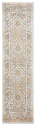 Tupelo Beige And Grey Tribal Medallion Runner Rug