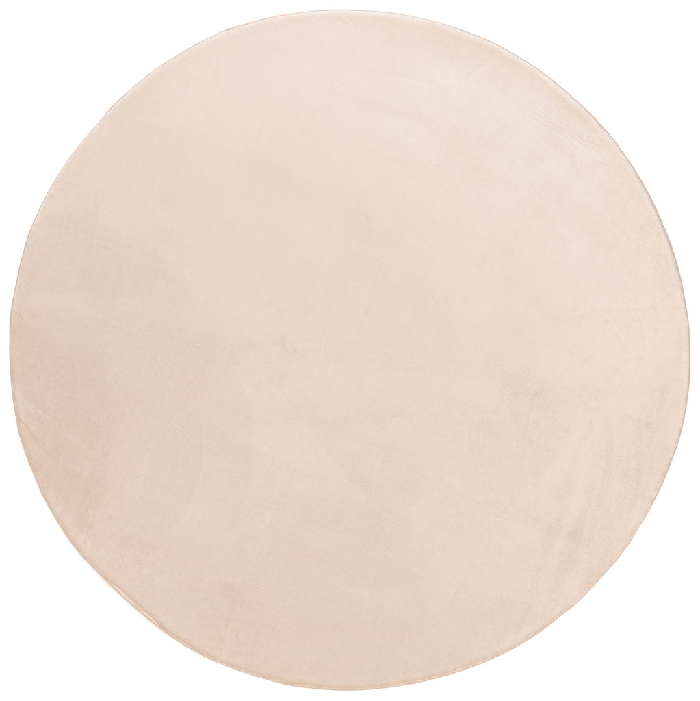 Una Beige Plush Rollie Pollie Round Playmat
