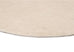 Vanni Solid Cream Curved Wool Rug