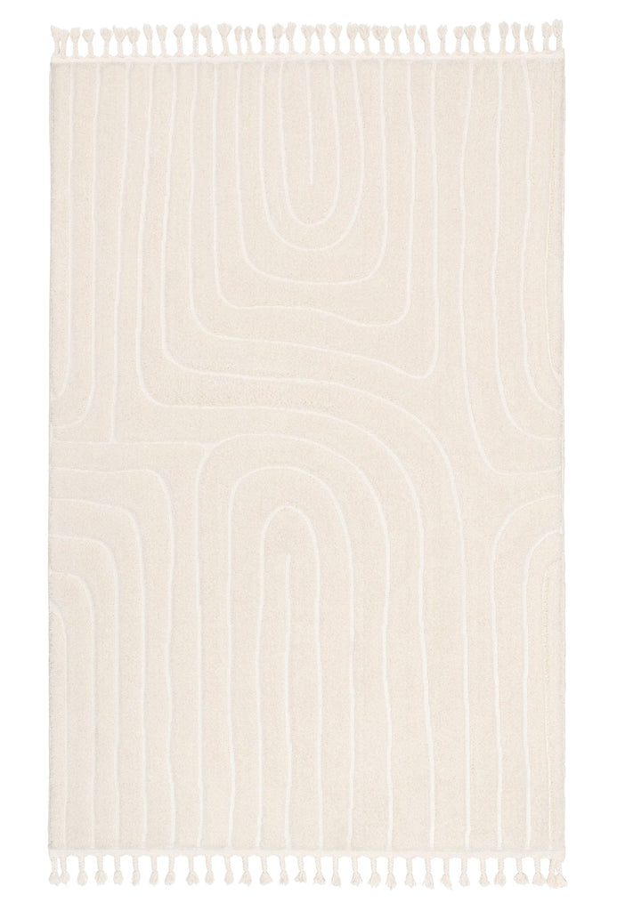 Venus Ivory Abstract Rug