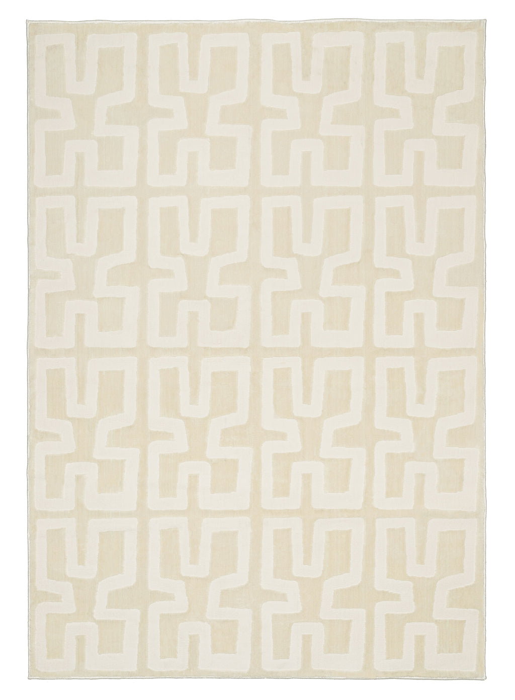 Villosa Textured Neutral Washable Rug