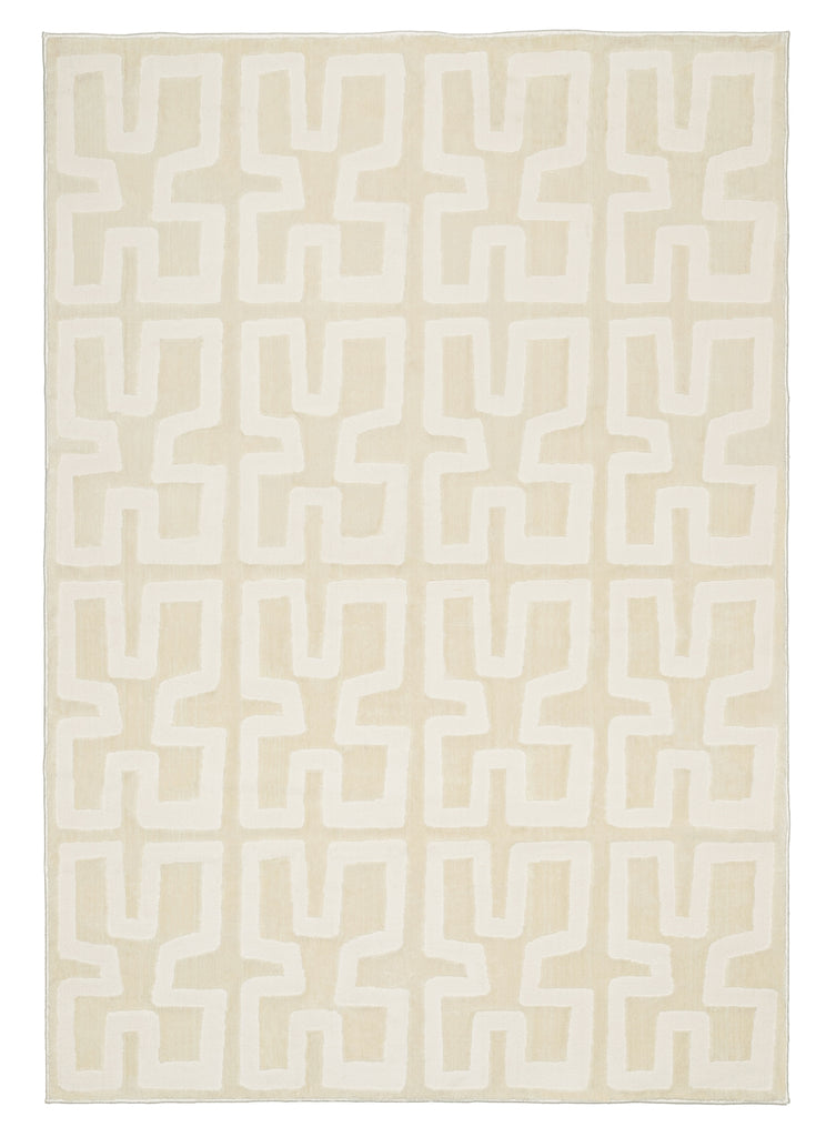 Villosa Textured Neutral Washable Rug