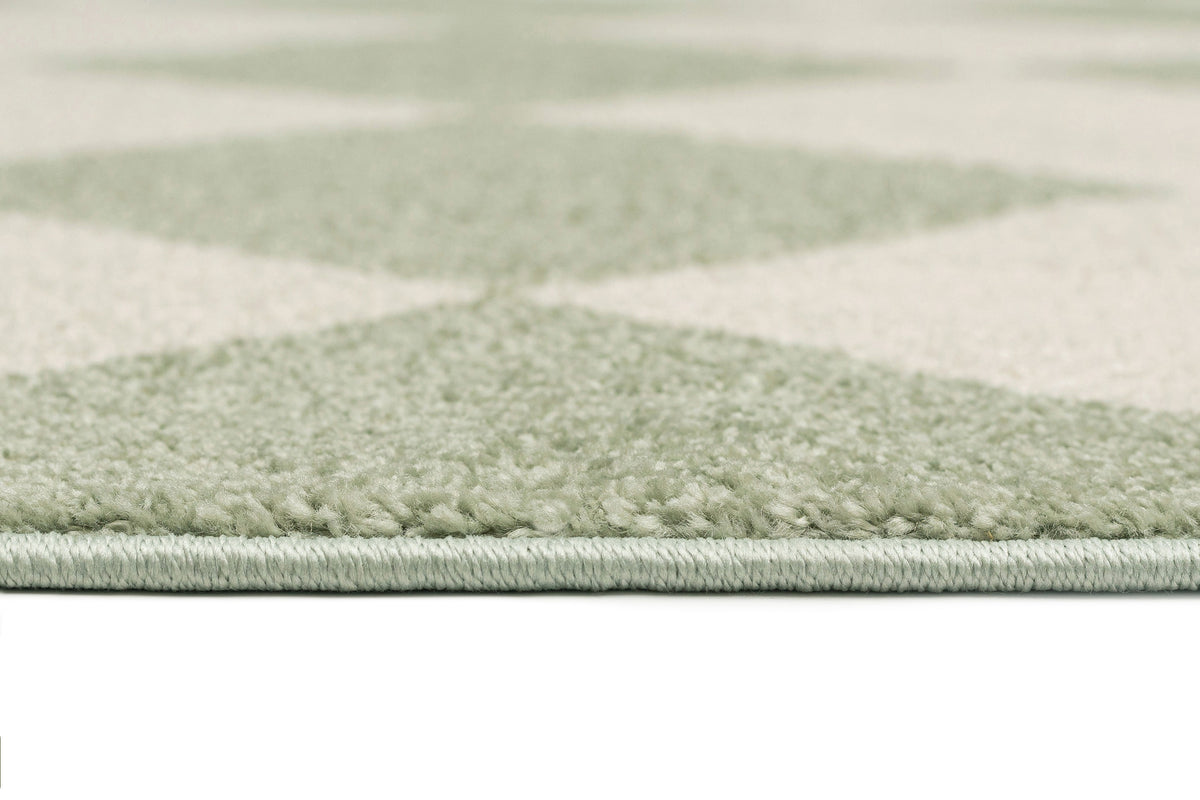 Winifred Green Harlequin Rug