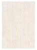 Yoanna Ivory Abstract Striped Rug