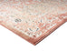 Yolanda Peach Terracotta Transitional Floral Motif Rug