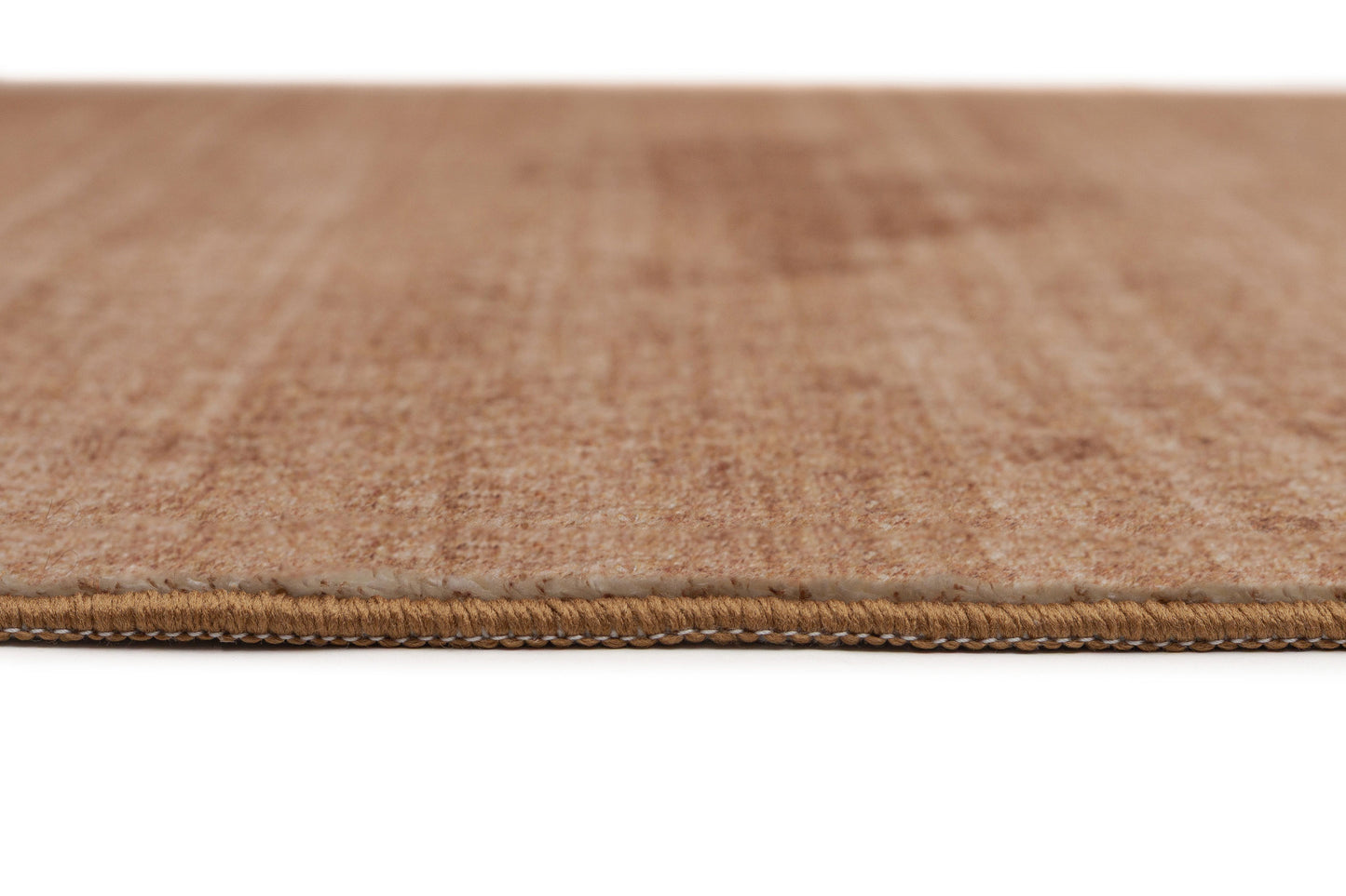 Zoey Brown Minimal Washable Runner Rug